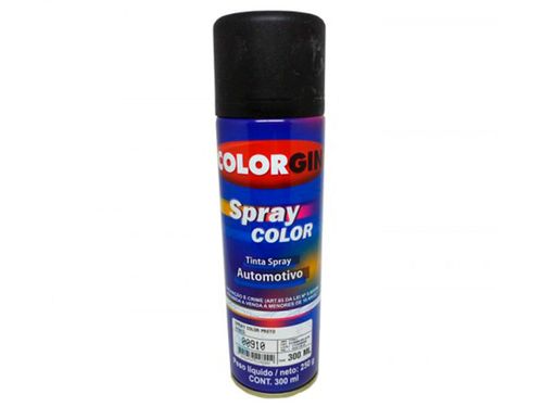 Spray Automotivo Preto Fosco 300ml