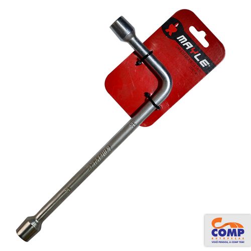 Chave de Biela L Mayle 14mm Aço Gedore Vanádio Cromado Apertar Afrouxar Parafusos Resistência Eficiência 103014M