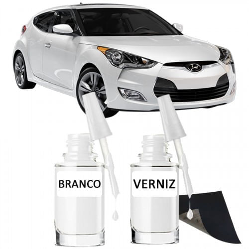 Tira Risco - Branco Hyundai + Verniz 15ml