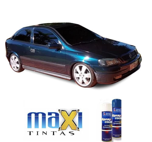 Spray Automotivo Azul Darcena GM + Verniz Spray 300ml