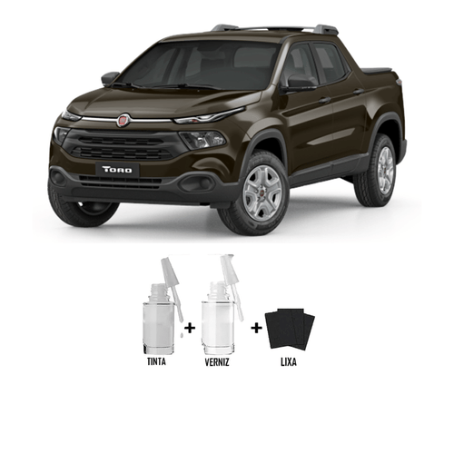 Tira Risco - Fiat Marrom Horizon + Verniz 15ml