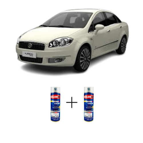 Spray Automotivo Branco Kalahari + Spray Verniz 300ml