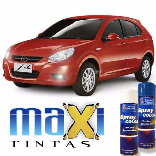 Spray Automotivo Vermelho Rubi + Spray Verniz 300ml
