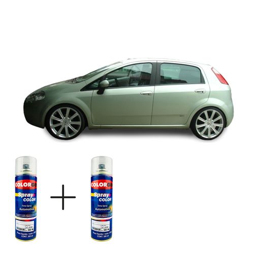 Spray Automotivo Verde Lagoon + Spray Verniz 300ml