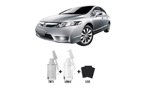 Tira Risco - Honda Prata Global NH700 + Verniz 15ml