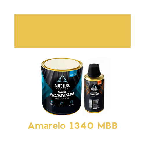 Tinta Automotiva Pu Amarelo 1340 MBB 0,8L