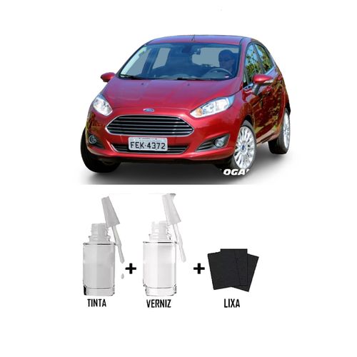 Tira Risco - Ford Vermelho Vermont + Verniz 15ml