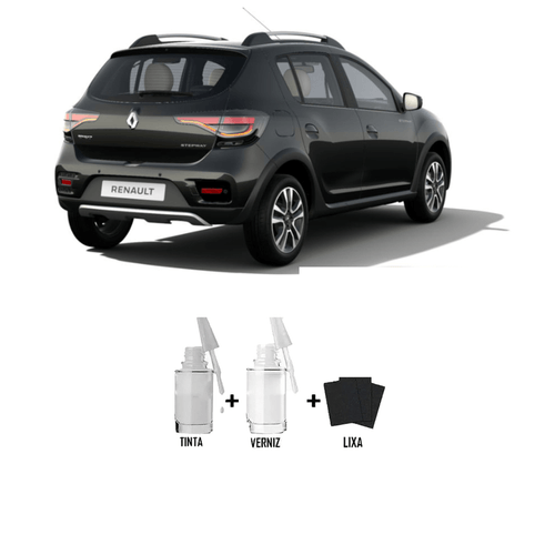 Tira Risco - Renault Preto Nacre + Verniz 15ml