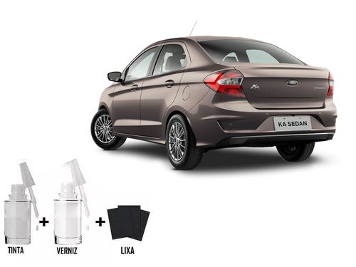 Tinta Tira Risco Automotivo Cinza Copenhagem Ford 15ml