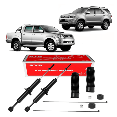 Par Amortecedor Dianteiro Toyota Hilux Pick Up 2005 A 2021  + Kit Completo