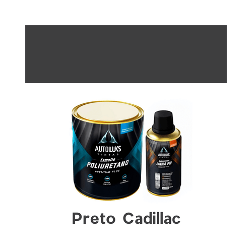 Tinta Automotiva Pu Preto Cadillac 0,8l