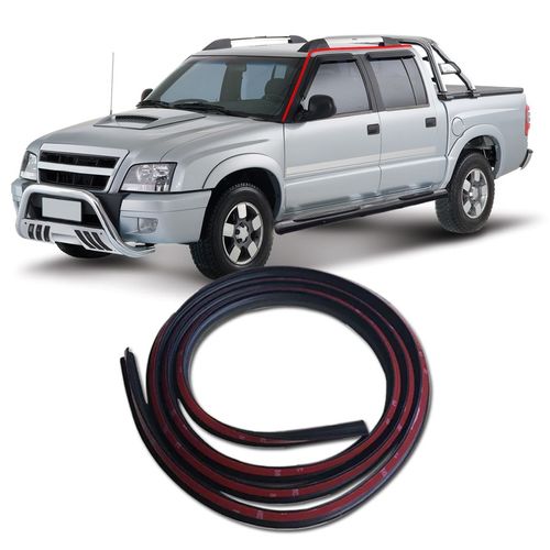 BORRACHA PINGADEIRA FRISO DO TETO S10 BLAZER 2001 A 2011 CABINE DUPLA LADO ESQUERDO SANFIL