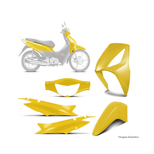 Kit Carenagem Biz 125 2006 até 2010 - Wester