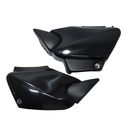 Tampa Lateral Fan 125 2005 Até 2008 Preto Injetado - Wester