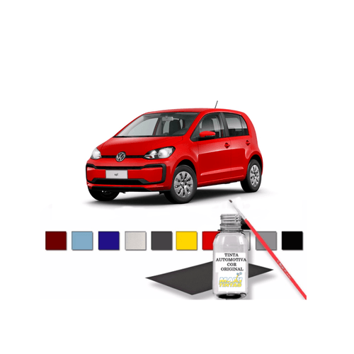 Tinta Tira Risco Retoque Auto Vermelho Flash VW 100ml