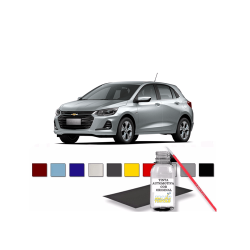 Tinta Tira Risco Retoque Auto Prata Switchblade GM/Chevrolet 100ml