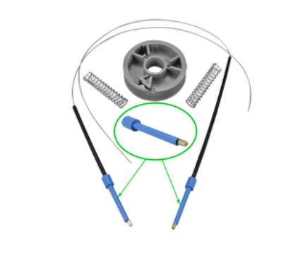 Kit Reparo Máquina de Vidro Elétrico Fiesta Street - Portas Traseiras VP 5070