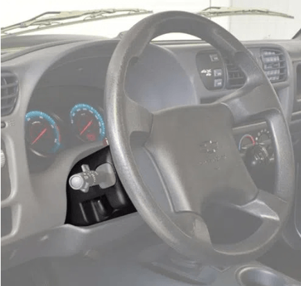 Moldura Capa Chave Seta GM S10 Blazer 2.5 2.8 Diesel 01/11 C/ Regulagem AUTO QUALITY CS 202