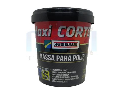 Massa De Polir Automotiva N°2 Base De Água 500g Maxirubber