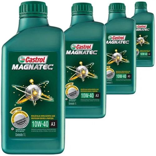 4 Óleo Semissintético 10W40 Magnatec A3 SN Acea Castrol Nissan Renault Toyota