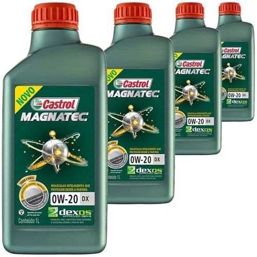 4 Óleo Sintético 0W20 Magnatec DX SN Chevrolet Fiat Honda Hyundai