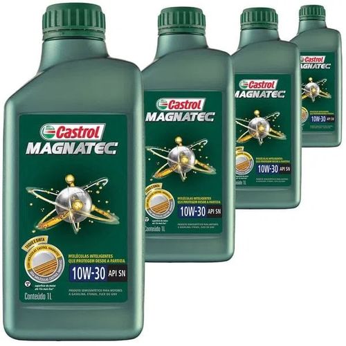 4 Óleo Semissintético 10w30 Magnatec Castrol Honda Hyundai Kia