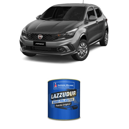 Tinta Poliéster Cinza Silverstone Met FIAT 0,9L