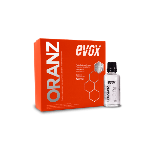 VITRIFICADOR PARA COURO CERAMIC COATING ORANZ EVOX 50ML