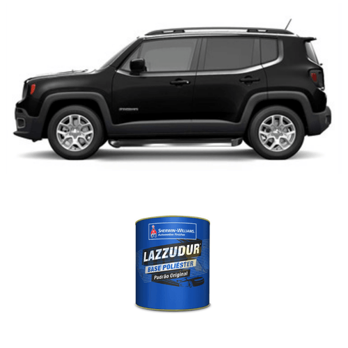 Tinta Poliéster Preto Shadow Lisa JEEP 601 0,9L