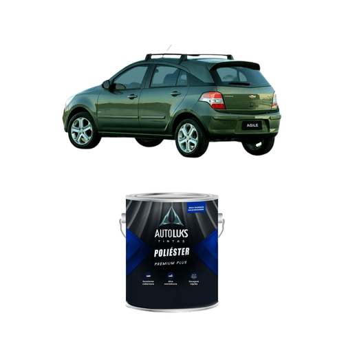 Tinta Poliéster Verde Hera Met GM 0,9L Autoluks