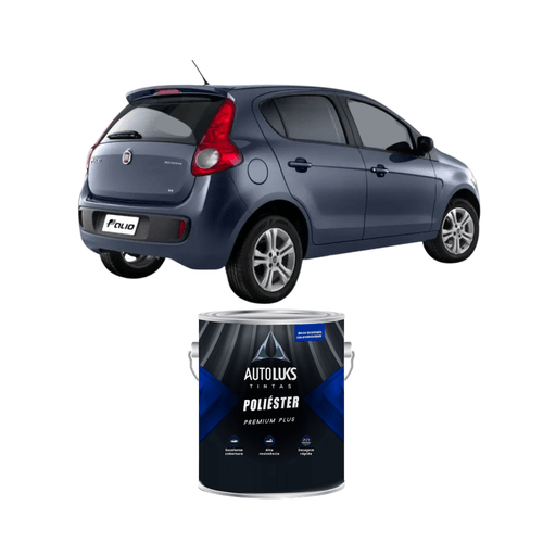Tinta Poliester Azul Buzios Lisa FIAT 2001 0,9L Autoluks