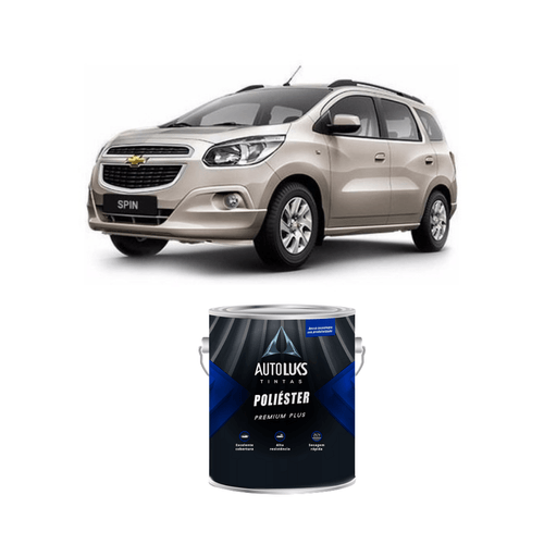 Tinta Poliester Bege Desert Met GM 0,9L Autoluks