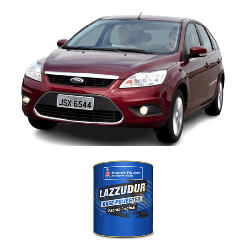 Tinta Poliester Vermelho Paris Perolizado FORD 0,9L
