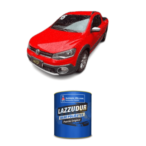 Tinta Poliester Vermelho Petrópolis 2006 VW 0,9L