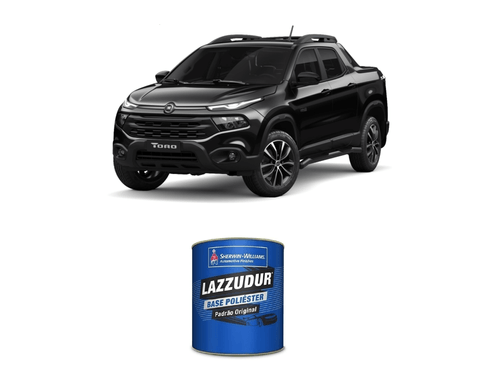 Tinta Poliéster Preto Carbon Met - VR852/B FIAT 0,9L