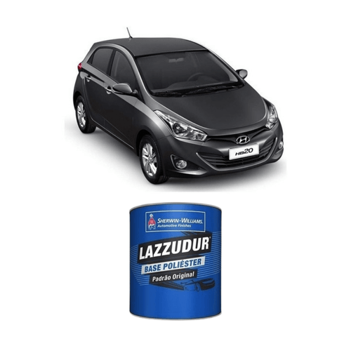 Tinta Poliéster Preto Onix Lisa Hyundai EB 0,9L