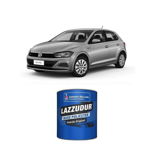 Tinta Poliéster Prata Tungstênio Met VW LB7W 0,9L