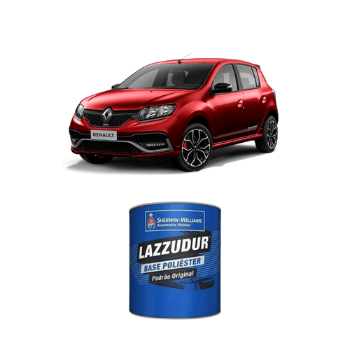 Tinta Poliester Vermelho Fogo Perol B76 Renault 0,9L