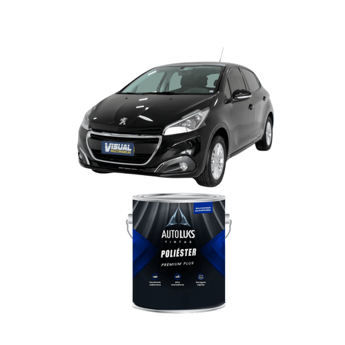 Tinta Poliéster Preto Onix Lisa Peugeot EXY 0,9L Autoluks