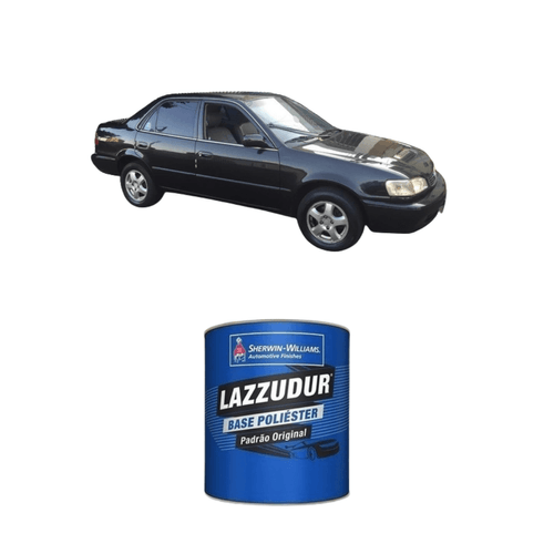 Tinta Poliester Preto Perola Metálico Toyota 205 0,9L