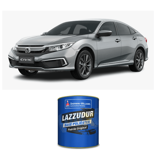 TINTA POLIÉSTER PRATA PLATINUM MET - NH830M HONDA 0,9L