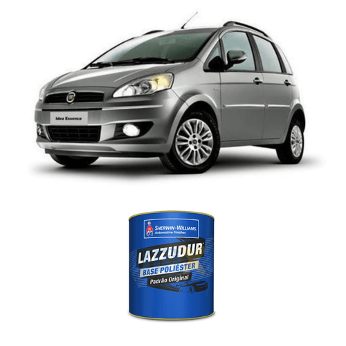 Tinta Poliester Cinza Vinci Metálico 606A FIAT 0,9L