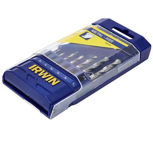 Jogo de Broca Aço Rápido 004 1/16"-1/4" Com 7Pçs IRWIN