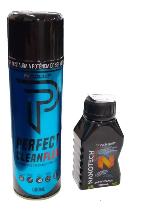 Combo Aditivo Nanotech 1000 + Koube Perfect Clean Flex  (1)