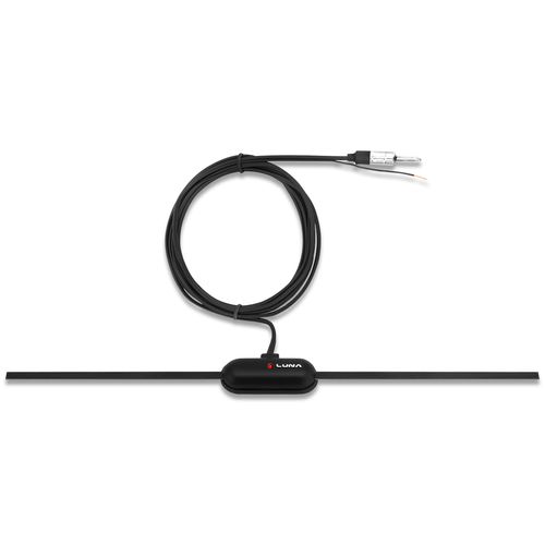 Antena Interna de Parabrisa Eletrônica Universal Luna Haste Fixa 30cm