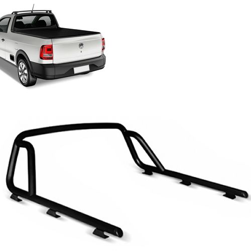 Santo Antonio Saveiro G5 G6 CS 2010 a 2016 Preto Bepo Com Corrimão