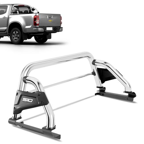 Santo Antônio S10 CD 2012 a 2023 Cromado Com Barra Bepo B4