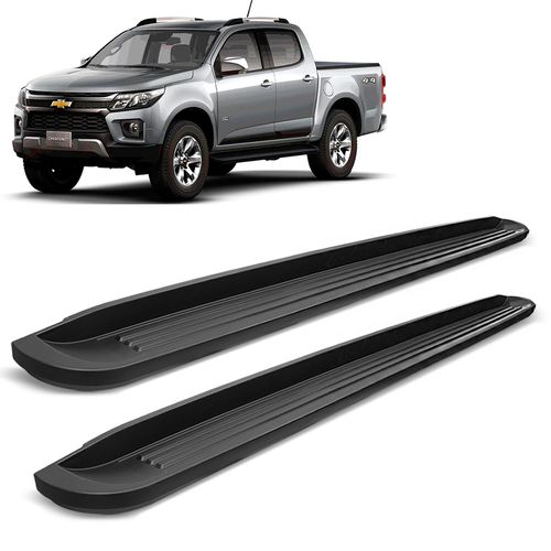 Estribo Lateral S10 CD 2012 a 2023 Injetado Original Base de Alumínio Bepo