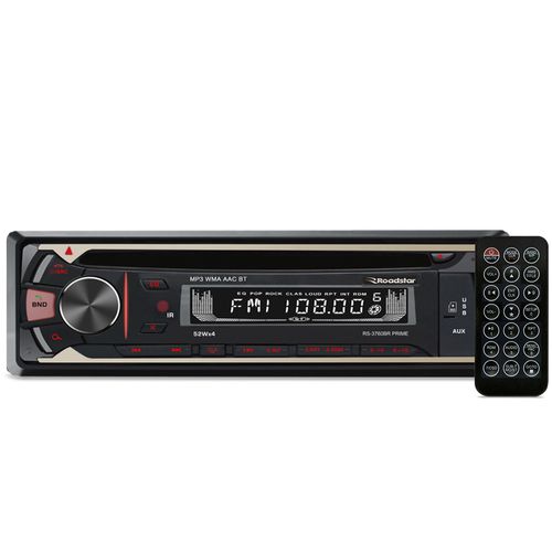 Radio CD Player Automotivo Roadstar RS3760BR Mp3 Bluetooth USB SD FM Aux 4x52w