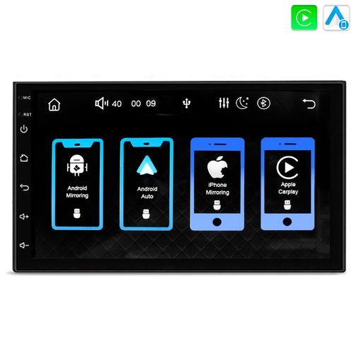 Central Multimídia MP5 RS-708BR Prime Carplay Slim Tela 7 Polegadas  Roadstar